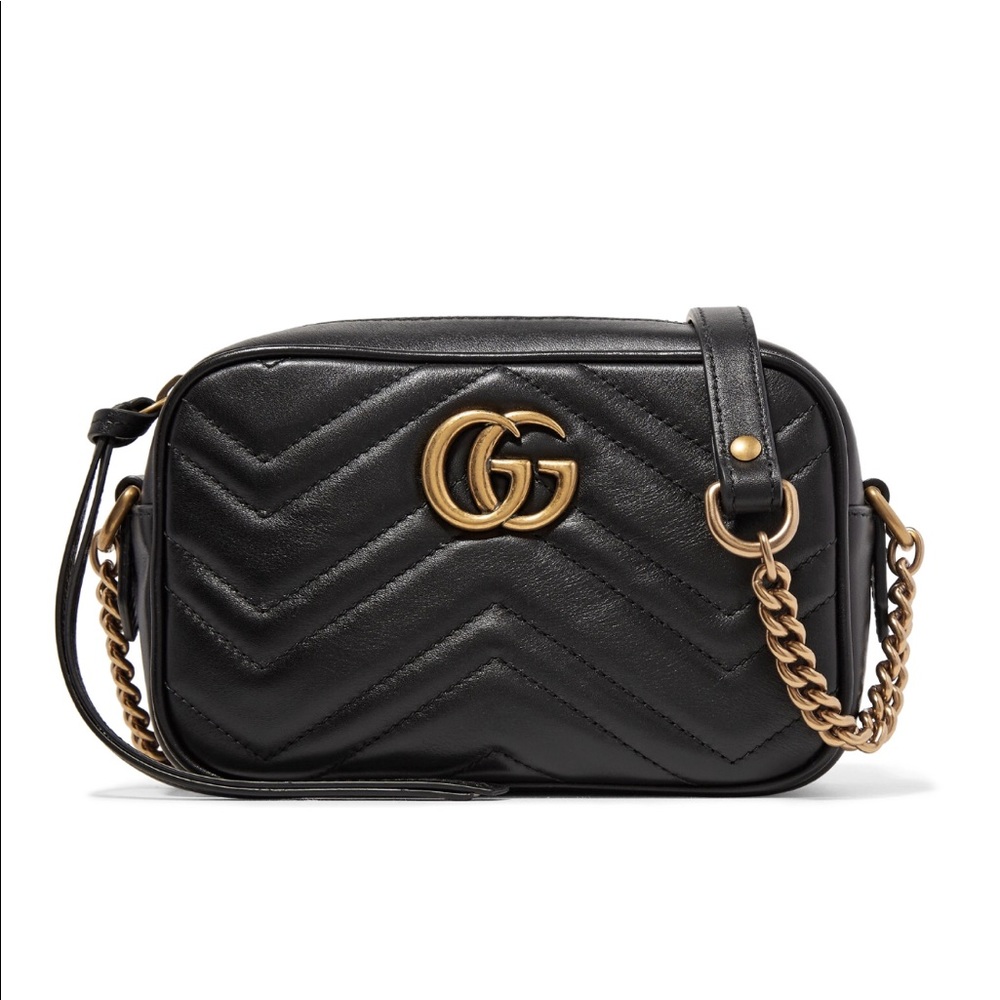 GG Marmont Matelassé Camera Bag